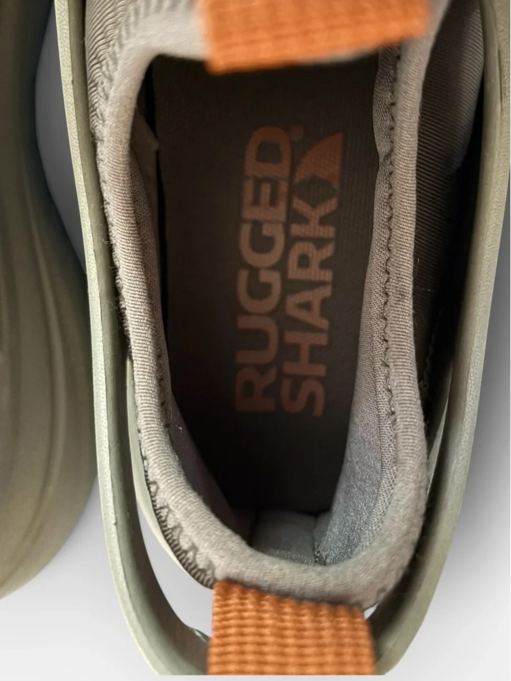 Rugged Shark Men’s Lined Water Clogs Shoes Size 8